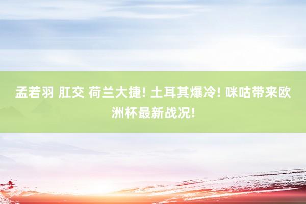 孟若羽 肛交 荷兰大捷! 土耳其爆冷! 咪咕带来欧洲杯最新战况!