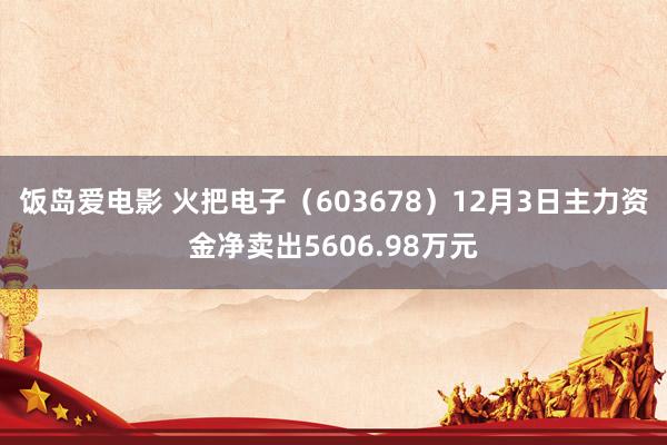 饭岛爱电影 火把电子（603678）12月3日主力资金净卖出5606.98万元
