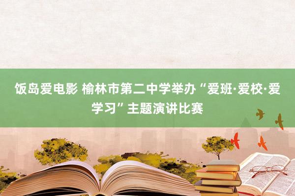 饭岛爱电影 榆林市第二中学举办“爱班·爱校·爱学习”主题演讲比赛
